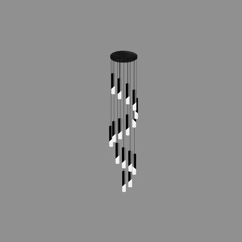 WOMO Cylinder Cascading Chandelier-WM2532 - Image 19