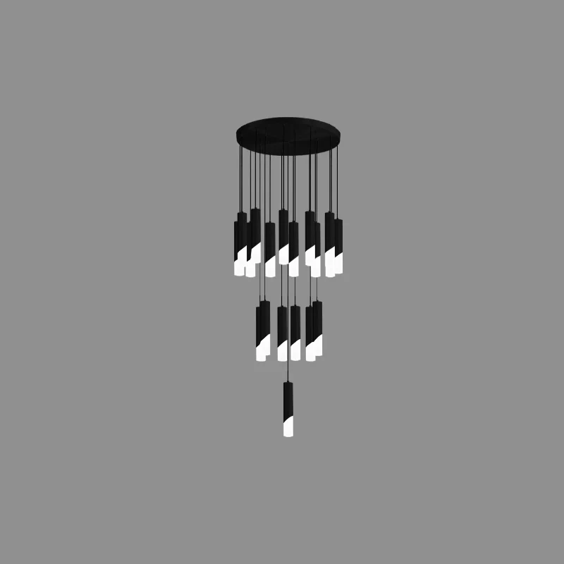 WOMO Cylinder Cascading Chandelier-WM2532 - Image 21