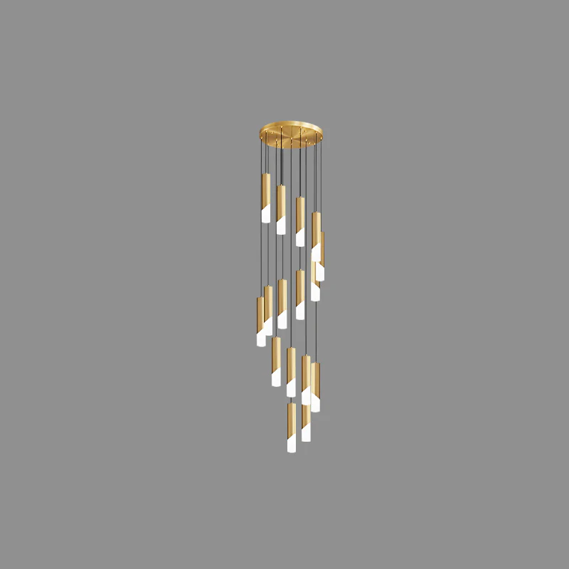 WOMO Cylinder Cascading Chandelier-WM2532 - Image 29