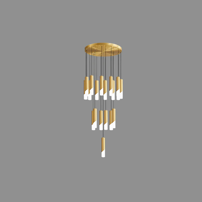 WOMO Cylinder Cascading Chandelier-WM2532 - Image 31