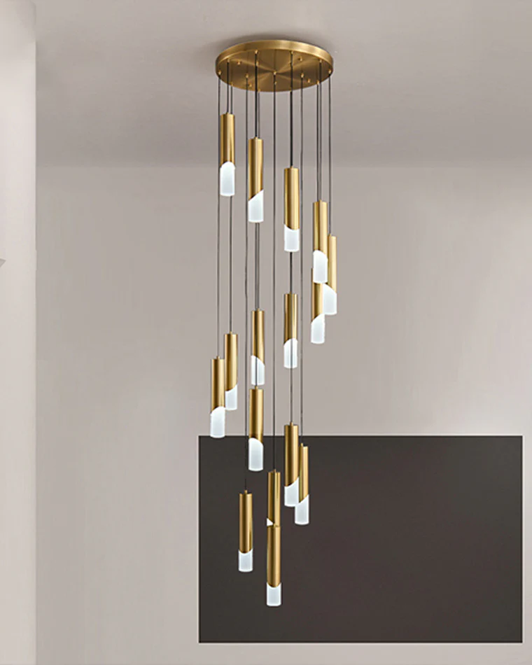 WOMO Cylinder Cascading Chandelier-WM2532 - Image 8