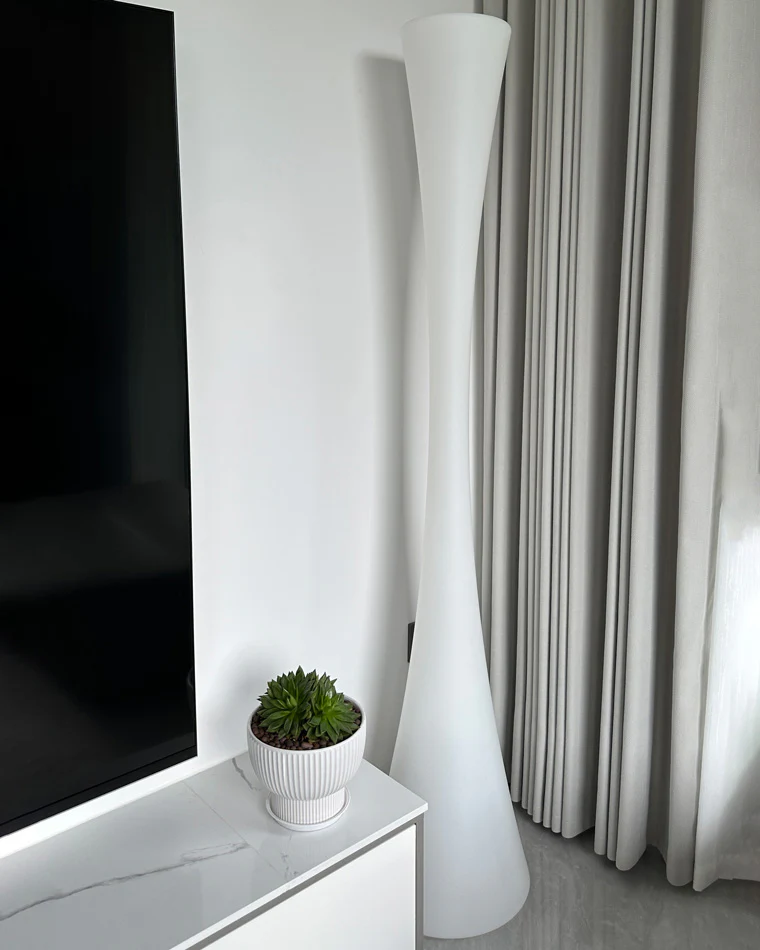 WOMO Tall Cylinder Floor Lamp with Hue Dimmer-WM7043 - Image 11