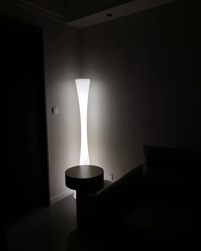 WOMO Tall Cylinder Floor Lamp with Hue Dimmer-WM7043 - Image 12