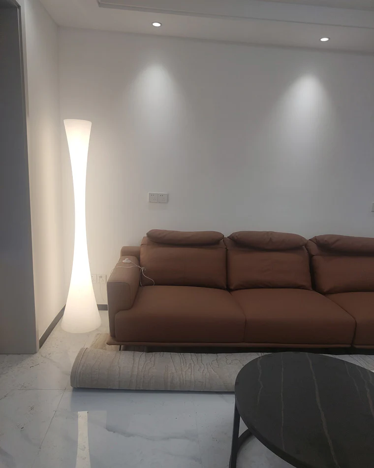 WOMO Tall Cylinder Floor Lamp with Hue Dimmer-WM7043 - Image 17