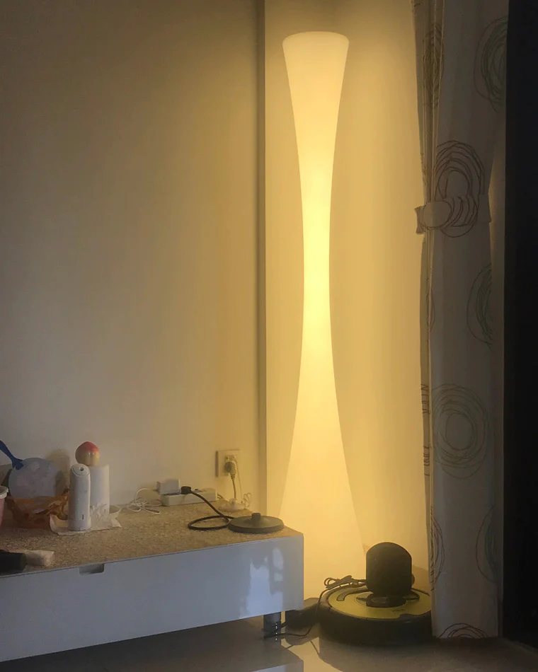 WOMO Tall Cylinder Floor Lamp with Hue Dimmer-WM7043 - Image 23