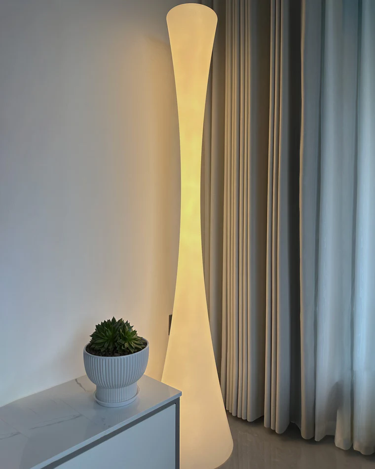 WOMO Tall Cylinder Floor Lamp with Hue Dimmer-WM7043 - Image 24