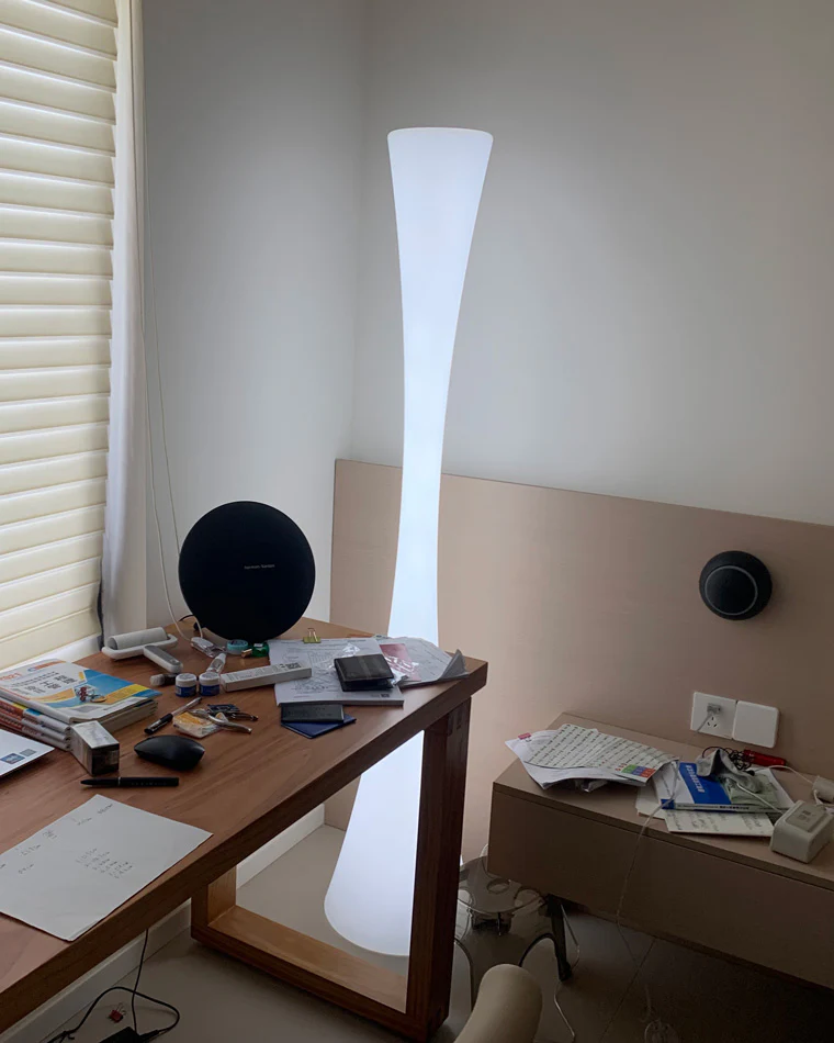 WOMO Tall Cylinder Floor Lamp with Hue Dimmer-WM7043 - Image 25