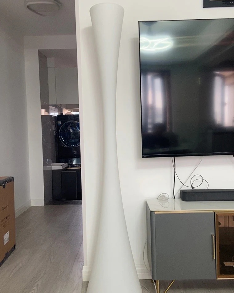 WOMO Tall Cylinder Floor Lamp with Hue Dimmer-WM7043 - Image 35