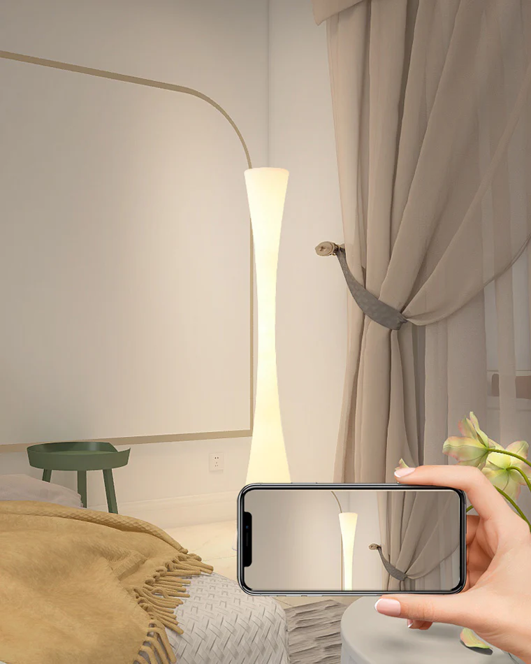WOMO Tall Cylinder Floor Lamp with Hue Dimmer-WM7043 - Image 52