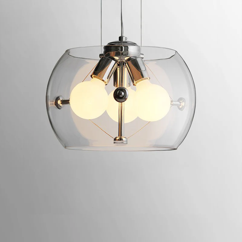 WOMO Cylinder Glass Pendant Light-WM3007 - Image 15