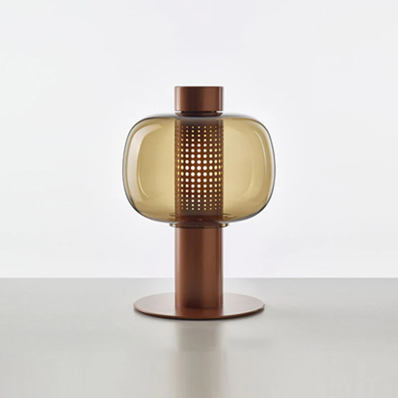 WOMO Beautiful Cylinder Glass Table Lamp-WM8032 - Image 19