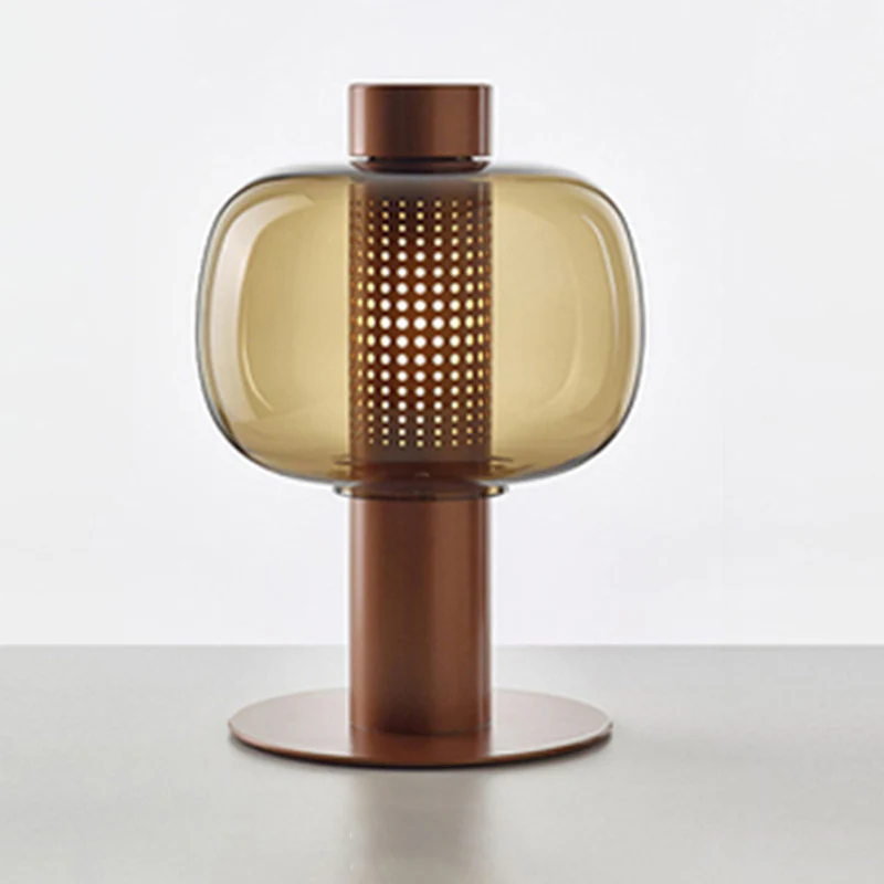 WOMO Beautiful Cylinder Glass Table Lamp-WM8032 - Image 21