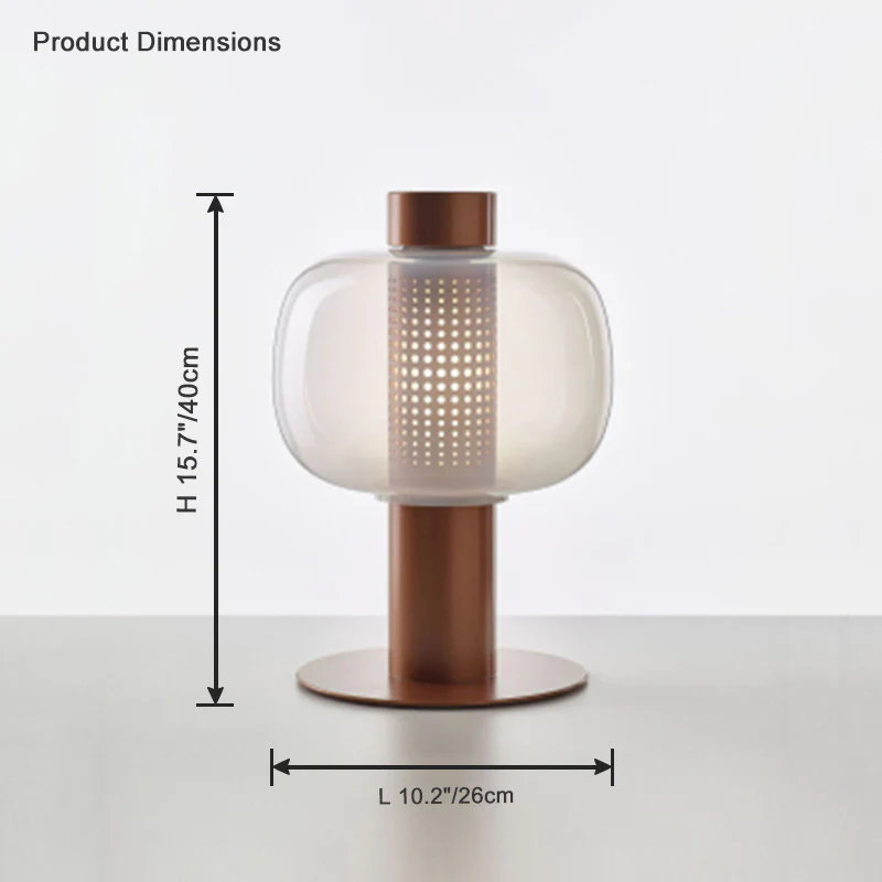 WOMO Beautiful Cylinder Glass Table Lamp-WM8032 - Image 22