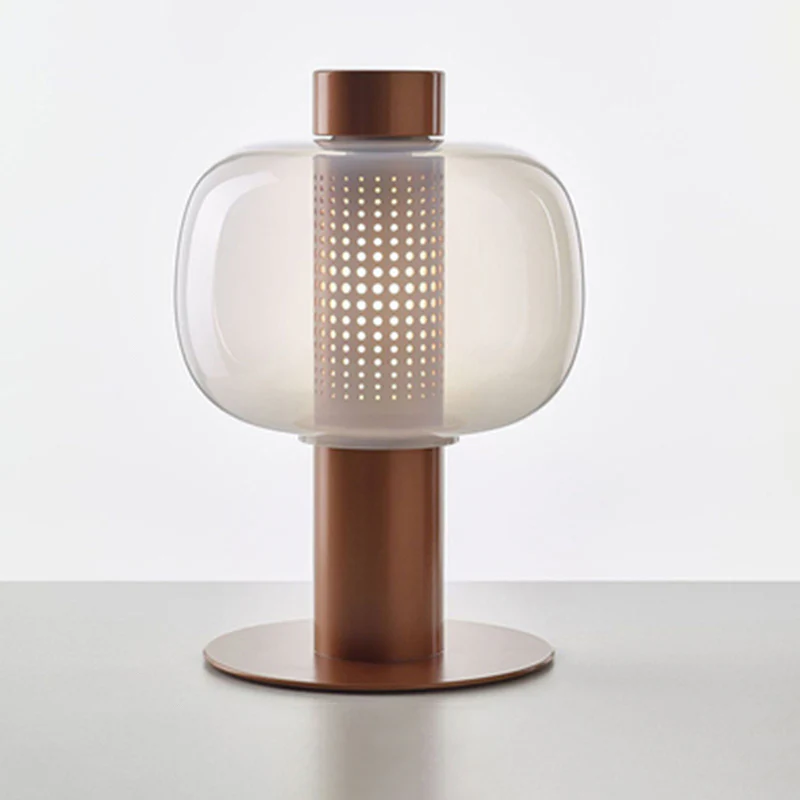 WOMO Beautiful Cylinder Glass Table Lamp-WM8032 - Image 25