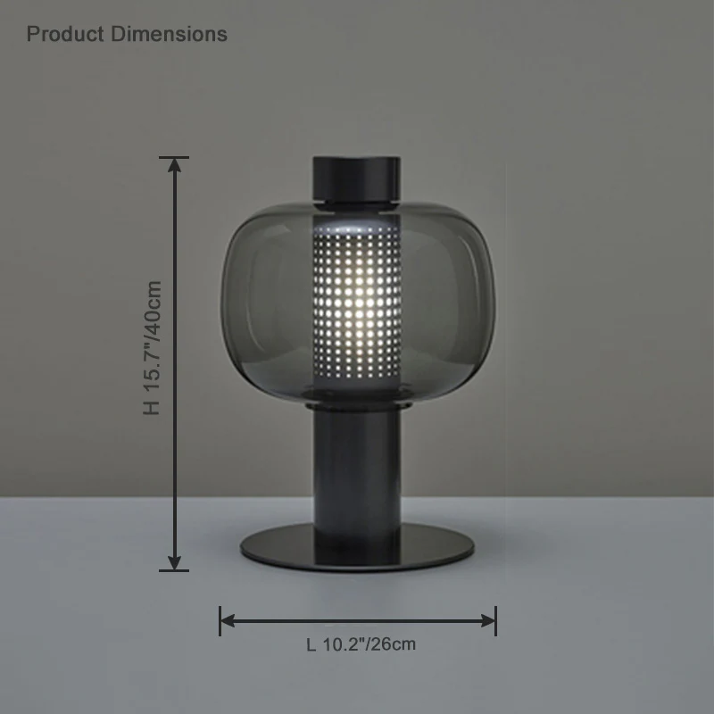 WOMO Beautiful Cylinder Glass Table Lamp-WM8032 - Image 30