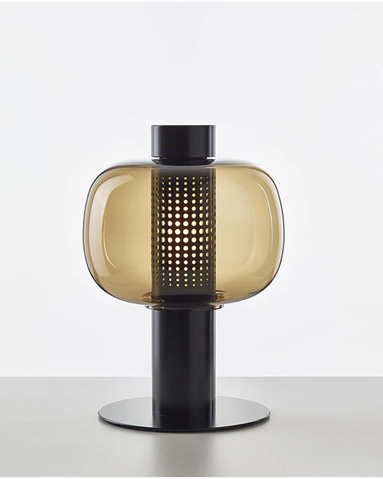 WOMO Beautiful Cylinder Glass Table Lamp-WM8032 - Image 7