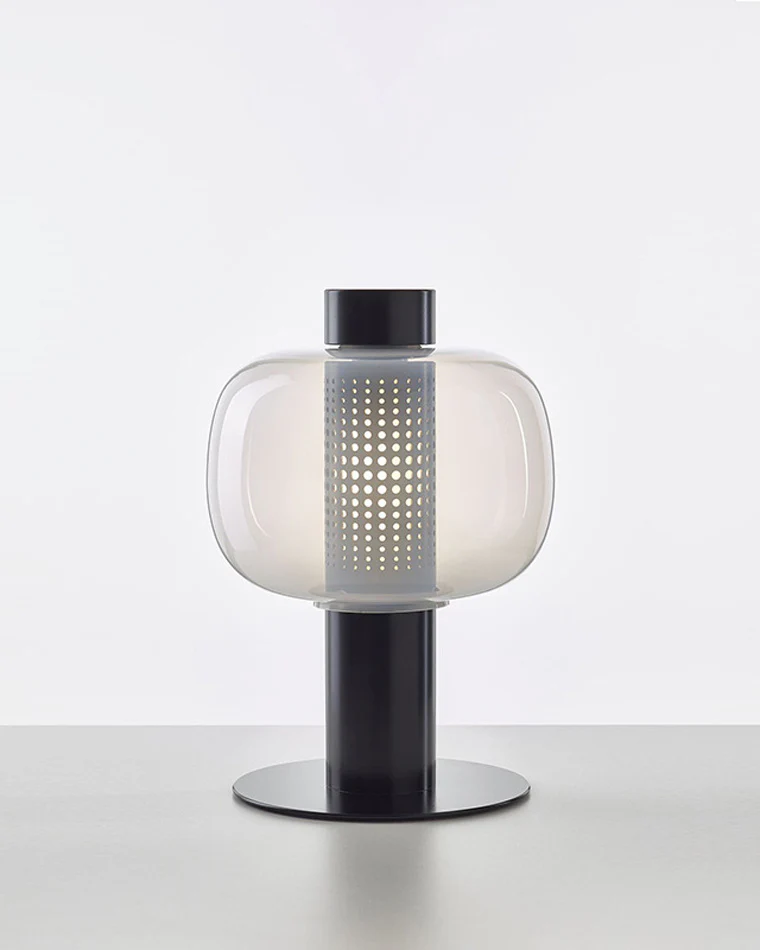 WOMO Beautiful Cylinder Glass Table Lamp-WM8032 - Image 9