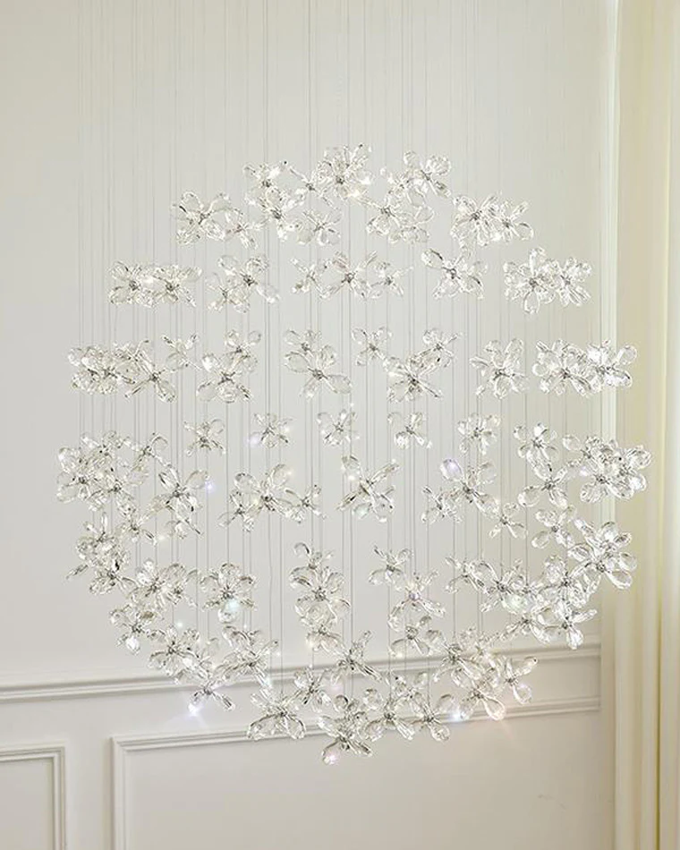 WOMO Dandelion Globe Crystal Chandelier-WM2352 - Image 3