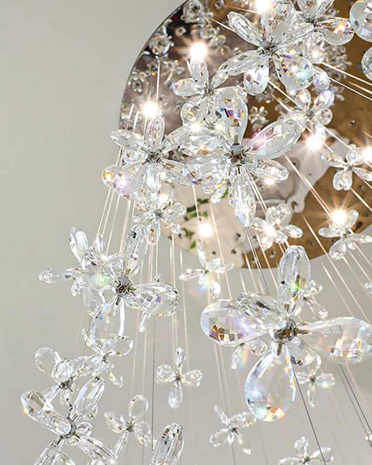 WOMO Dandelion Globe Crystal Chandelier-WM2352 - Image 4