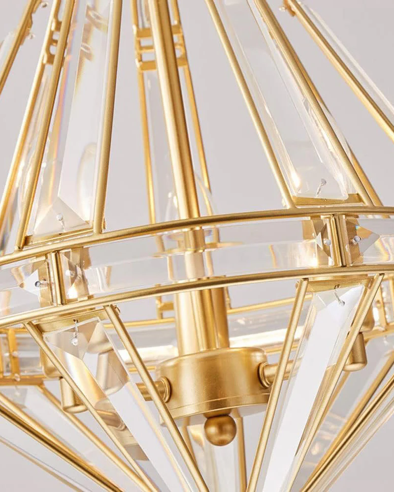 WOMO Diamond Crystal Chandelier-WM2594 - Image 10