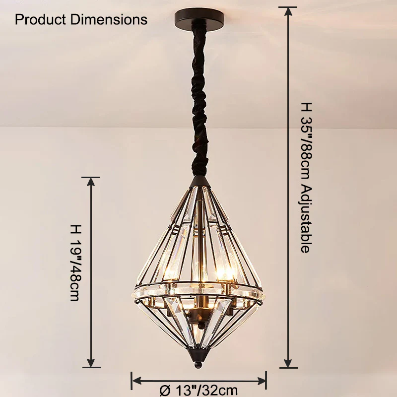 WOMO Diamond Crystal Chandelier-WM2594 - Image 12