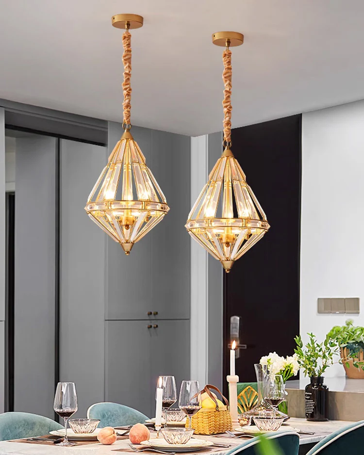 WOMO Diamond Crystal Chandelier-WM2594 - Image 6