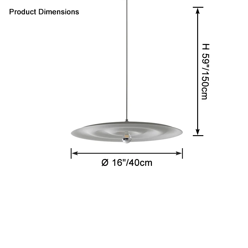 WOMO Disc Pendant Light-WM2668 - Image 10
