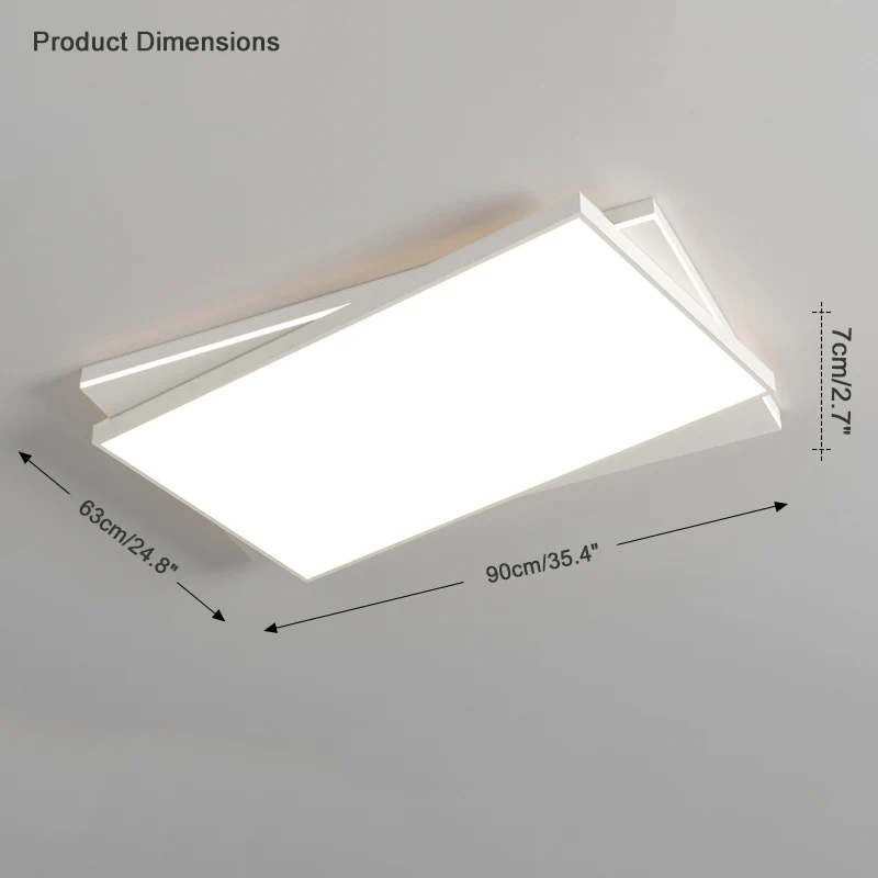 WOMO Low Profile Square Ceiling Light-WM1043 - Image 13