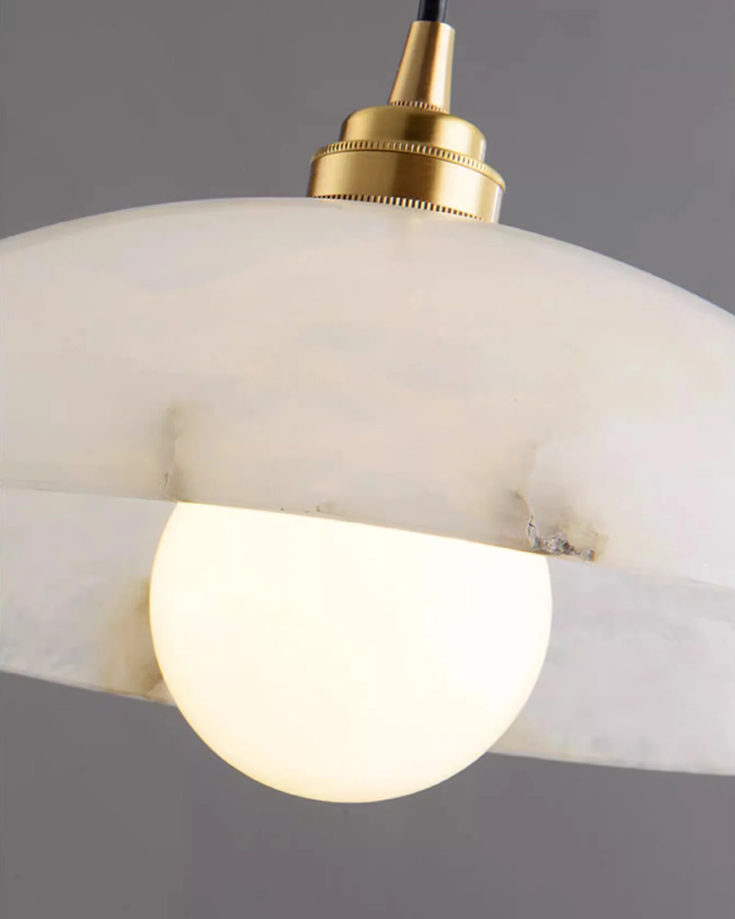 WOMO Dome Alabaster Pendant Light-WM2839 - Image 8