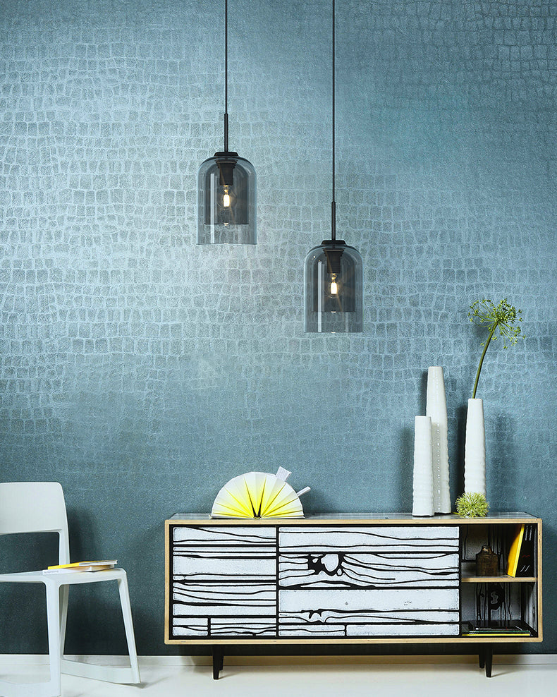 WOMO Dome Blown Glass Pendant Light-WM2999 - Image 5