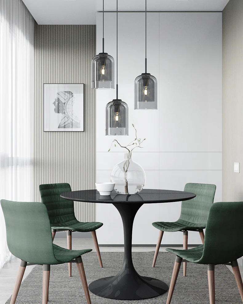 WOMO Dome Blown Glass Pendant Light-WM2999 - Image 6