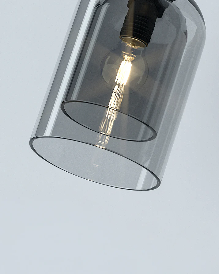 WOMO Dome Blown Glass Pendant Light-WM2999 - Image 8