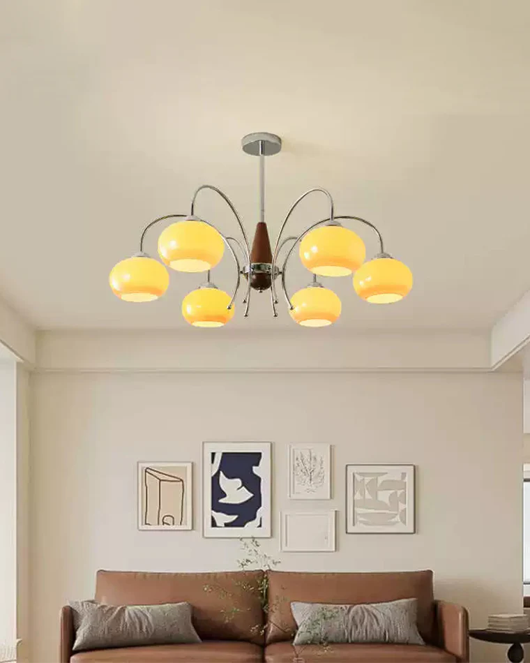 WOMO Dome Glass Arm Chandelier-WM2943 - Image 4