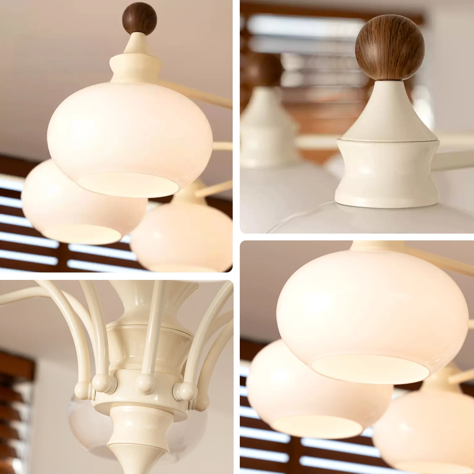 WOMO Dome Glass Chandelier-WM2984 - Image 9