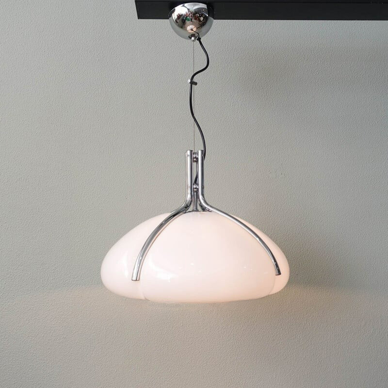 WOMO Pumpkin Glass Dome Pendant Light-WM2675 - Image 25