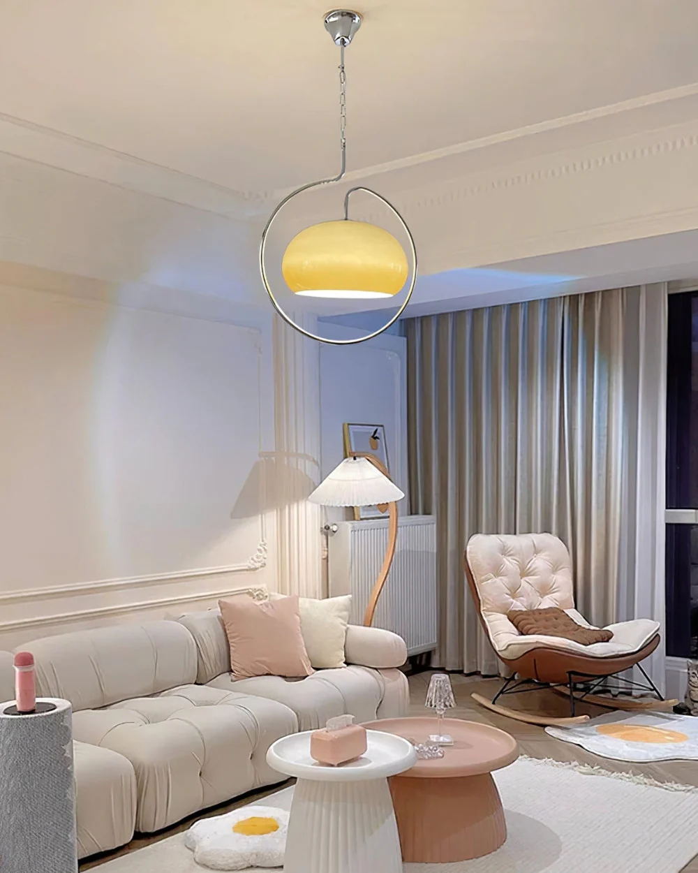 WOMO Dome Glass Adjustable Pendant Light-WM2834 - Image 10