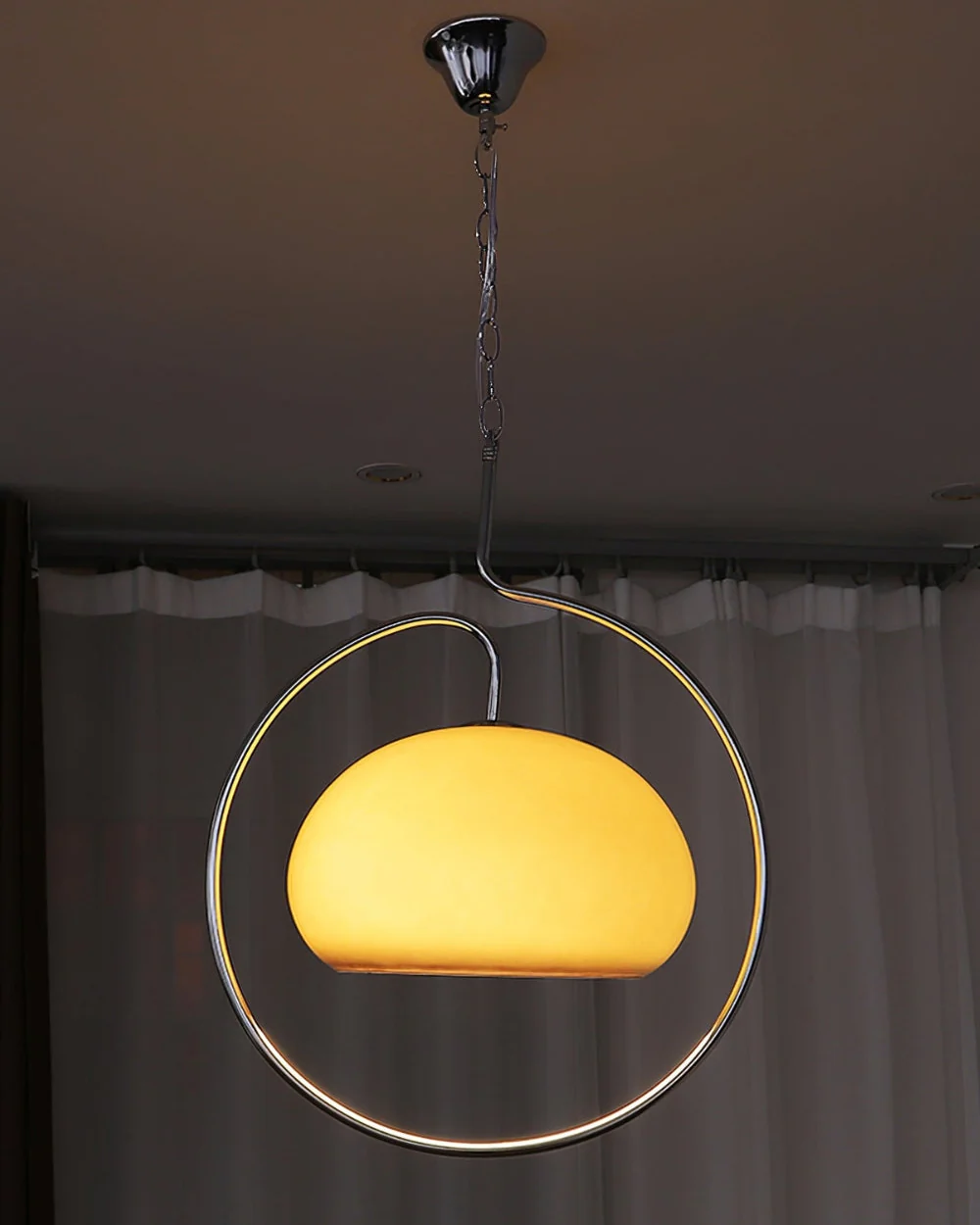 WOMO Dome Glass Adjustable Pendant Light-WM2834 - Image 11