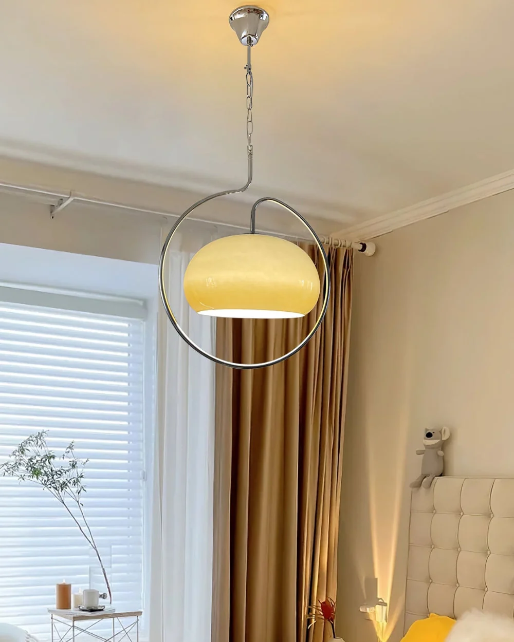 WOMO Dome Glass Adjustable Pendant Light-WM2834 - Image 12