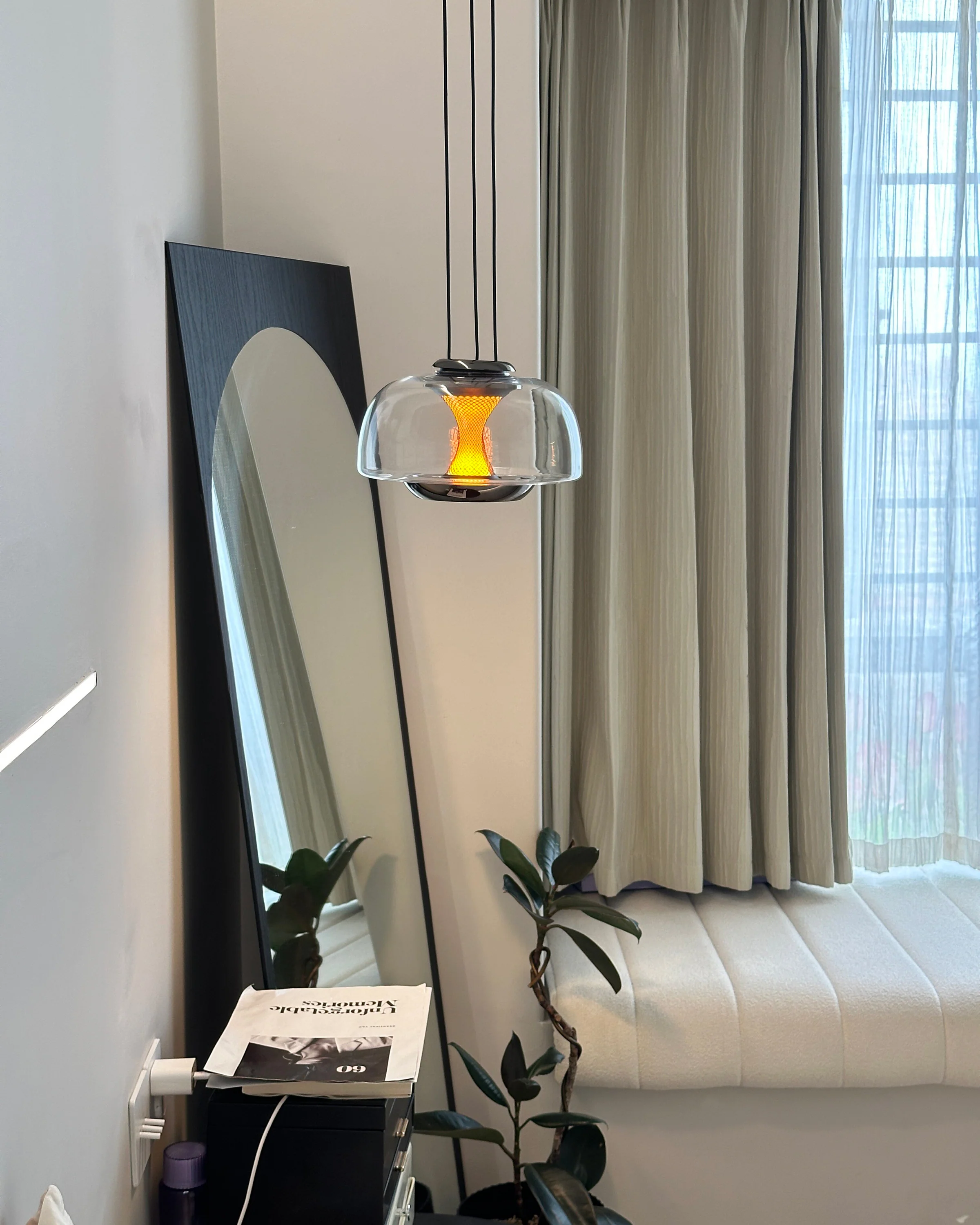WOMO Dome Glass Sunset Glow Pendant Light - WM3322 - Image 16