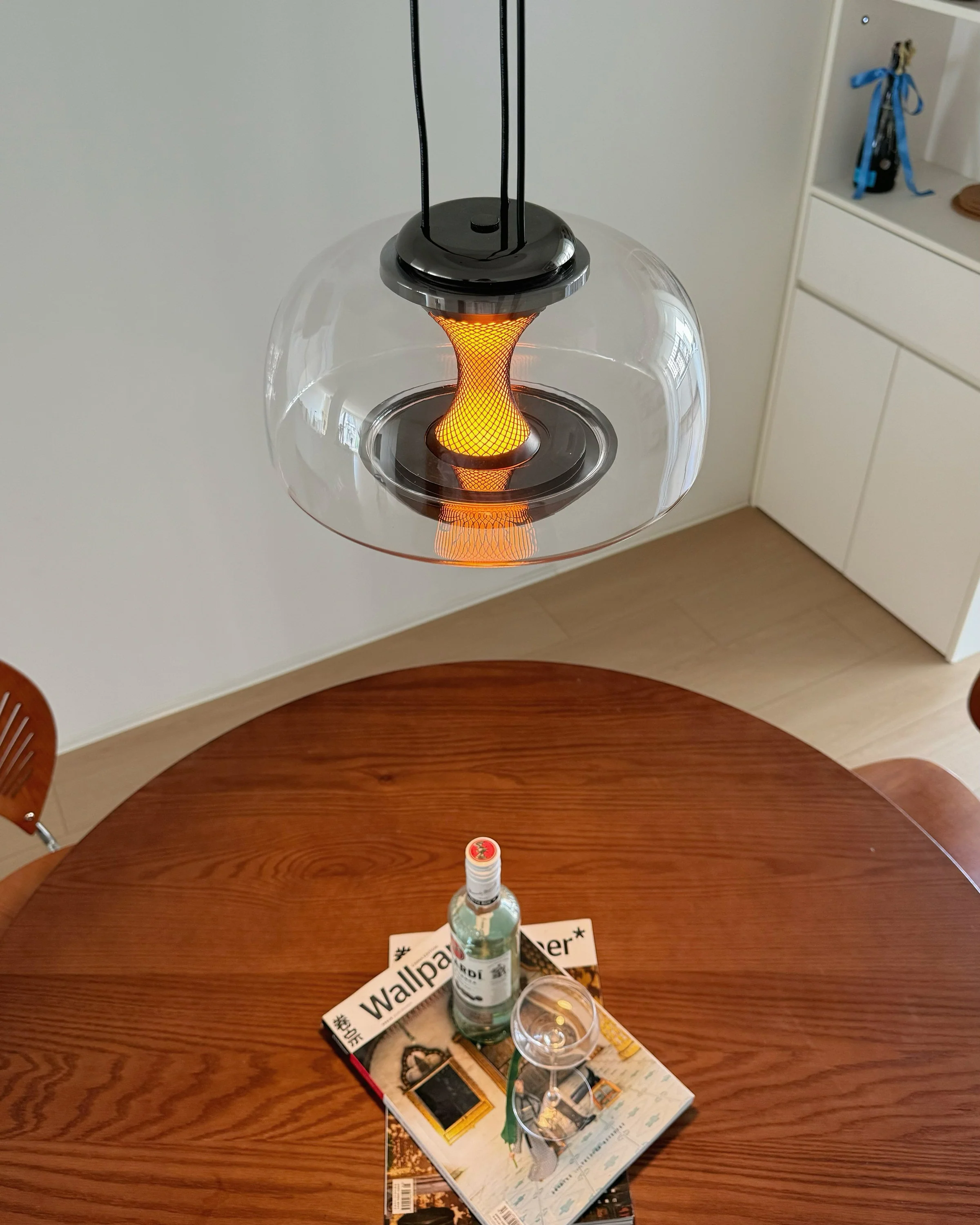 WOMO Dome Glass Sunset Glow Pendant Light - WM3322 - Image 6