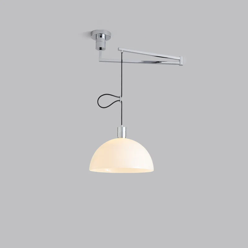 WOMO Glass Dome Offset Pendant Light-WM2591 - Image 12