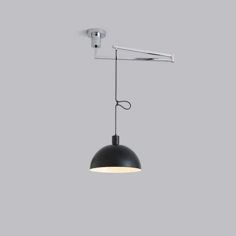 WOMO Glass Dome Offset Pendant Light-WM2591 - Image 17
