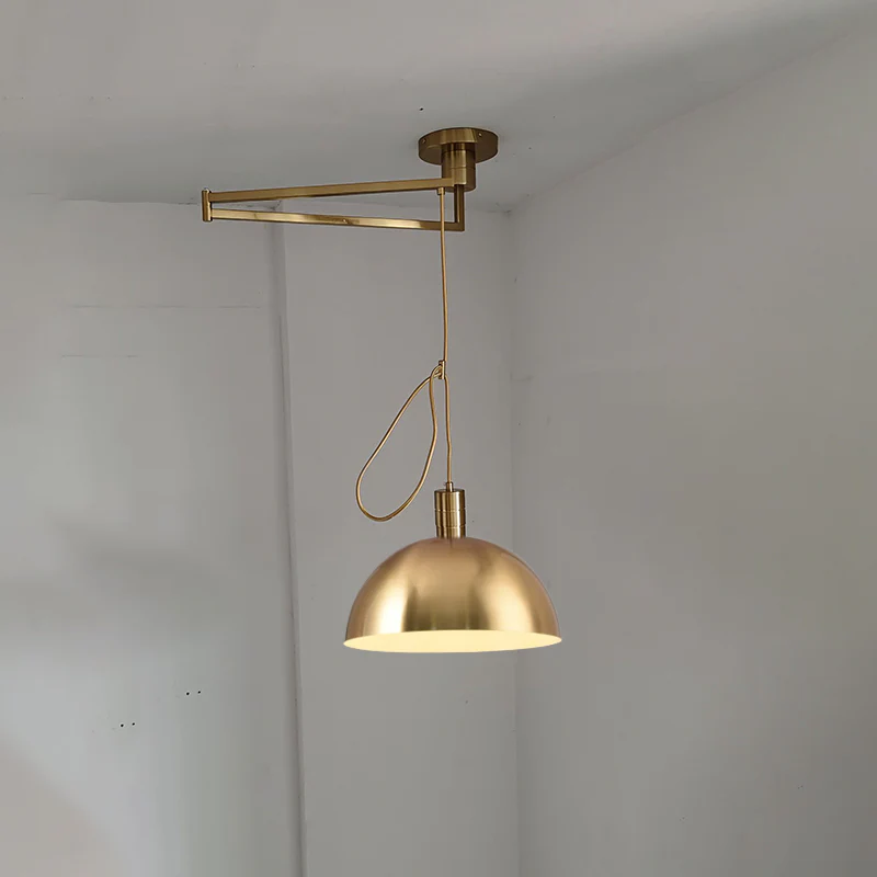 WOMO Glass Dome Offset Pendant Light-WM2591 - Image 20