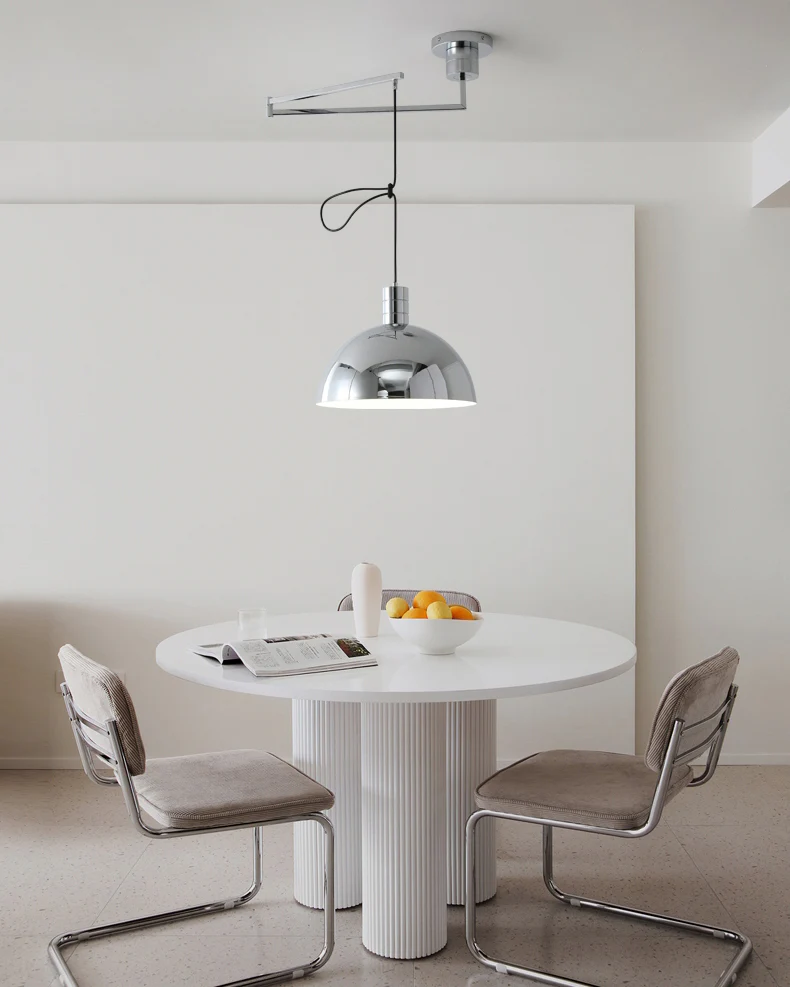 WOMO Glass Dome Offset Pendant Light-WM2591 - Image 8