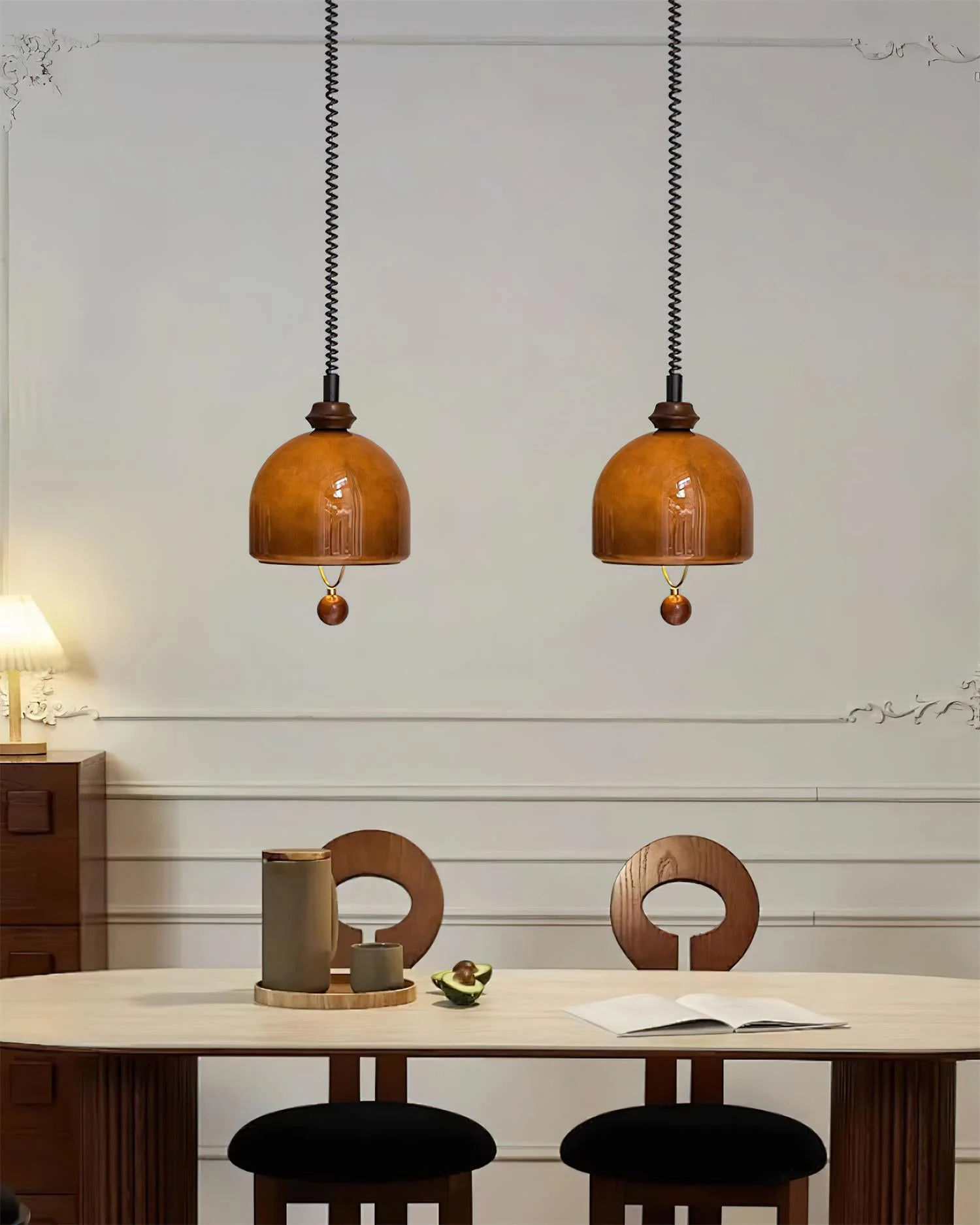 WOMO  Dome Rise and Fall Pendant Light-WM2988 - Image 2