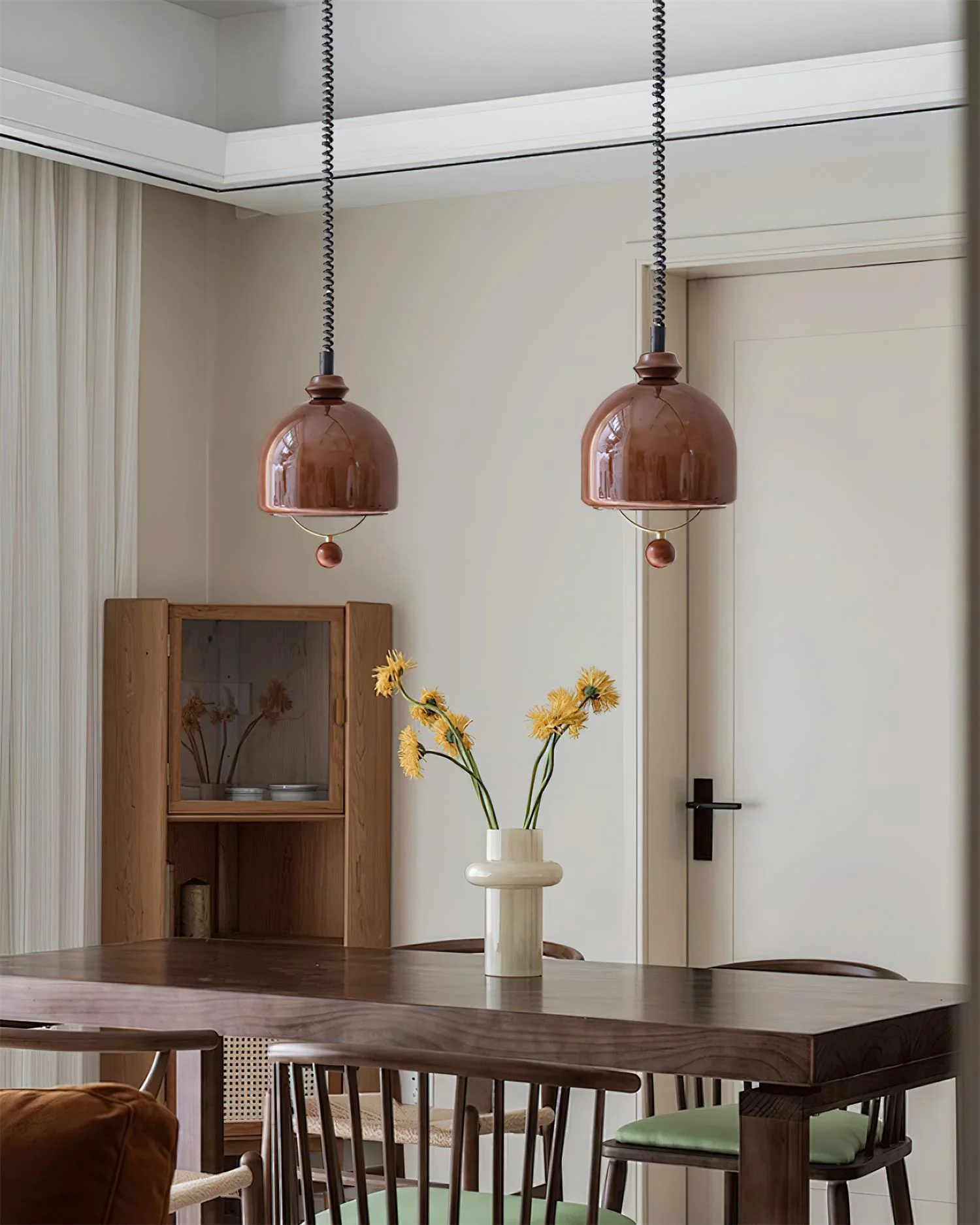 WOMO  Dome Rise and Fall Pendant Light-WM2988 - Image 5