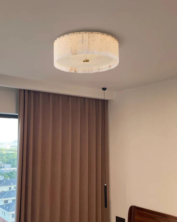 WOMO Drum Alabaster Ceiling Light-WM1139 - Image 10