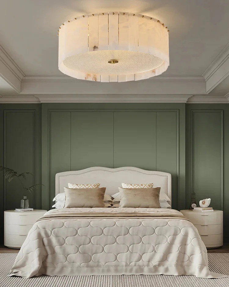 WOMO Drum Alabaster Ceiling Light-WM1139 - Image 12