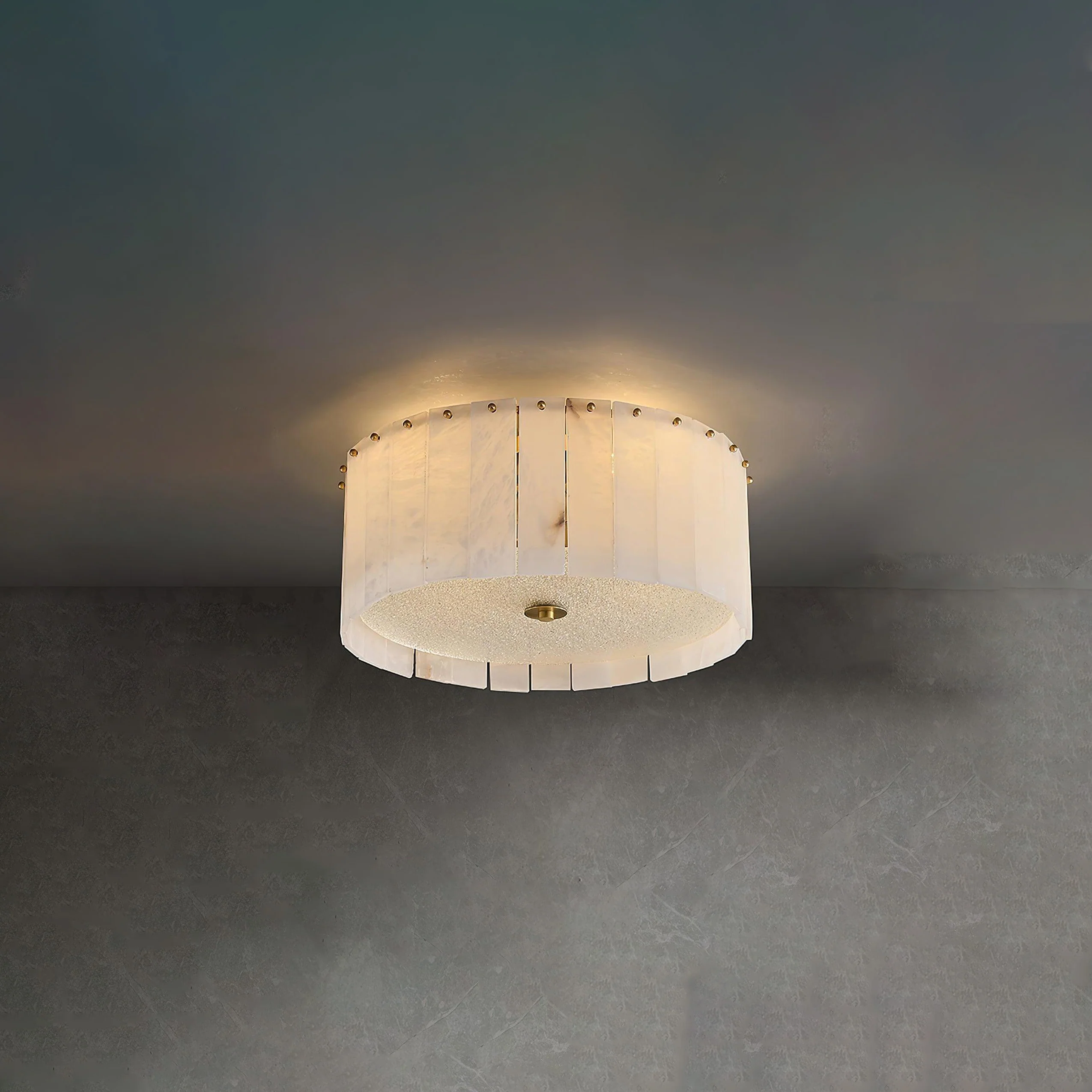 WOMO Drum Alabaster Ceiling Light-WM1139 - Image 18