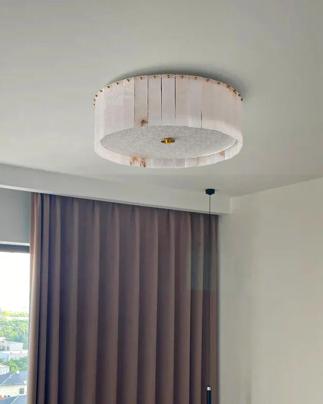 WOMO Drum Alabaster Ceiling Light-WM1139 - Image 6